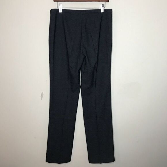 Tahari Sz 8 Black Speckled Trouser Pants - Picture 4 of 5
